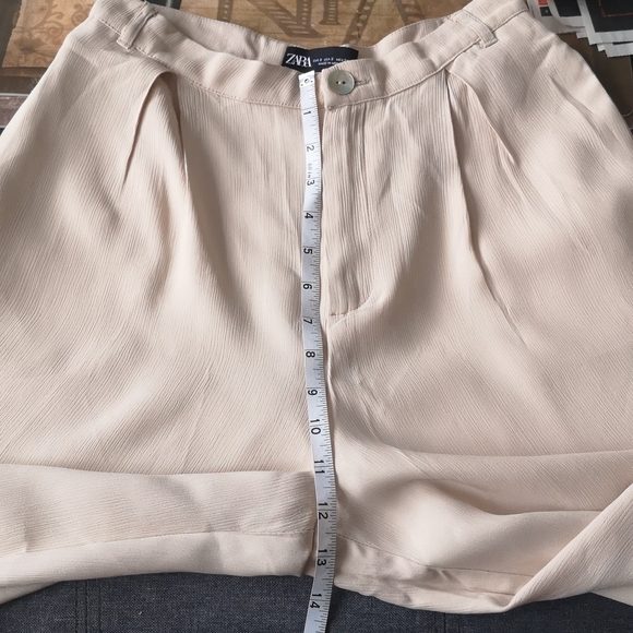 NWOT Zara wide legged high rise pants/ pallazo - Picture 9 of 10